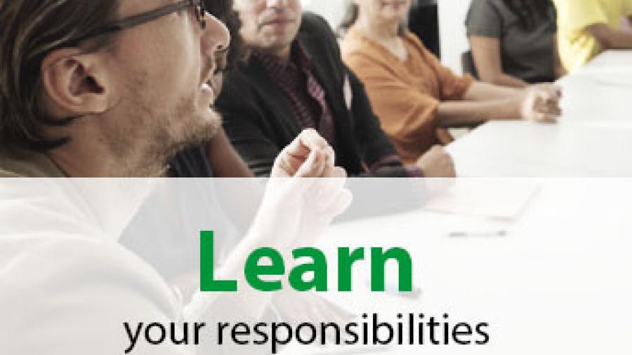 Learn your responsibilities