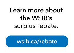 WSIB's surplus rebate