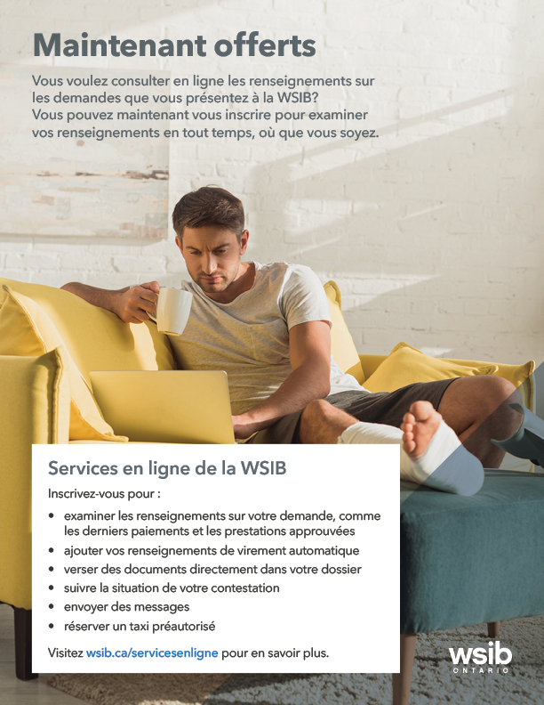 Maintenant offerts services en linge de la WSIB